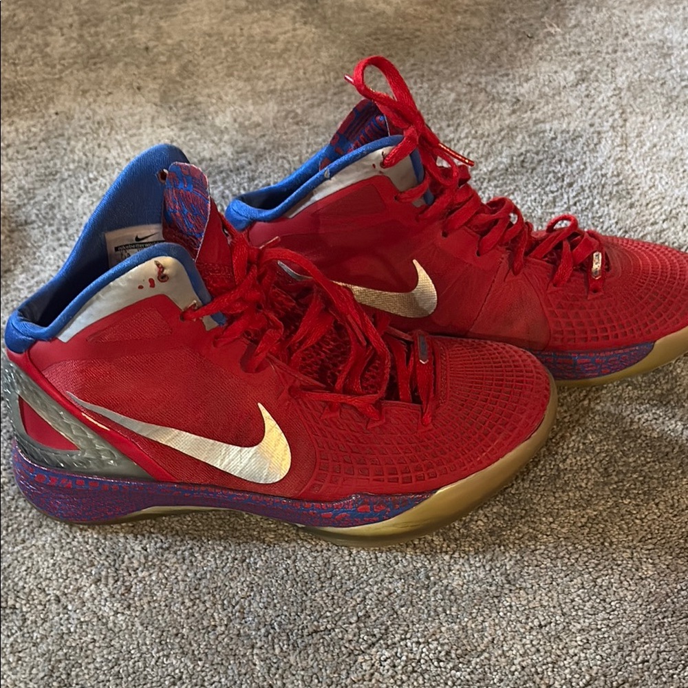 Nike Red and Blue Athletic Sneakers - Picture 1 of 7